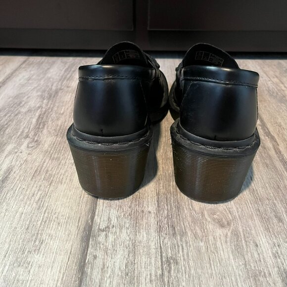Dr. Martens Kizzy Heeled Penny Loafer Black Mono Smooth, UK 4 / US L 6 - Picture 7 of 11